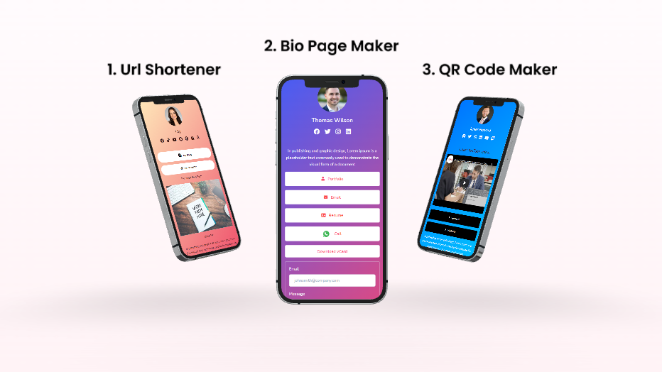 Mídia 3 de TidyURL.link - Perfil bio, curador de URL e fabricante de código QR
