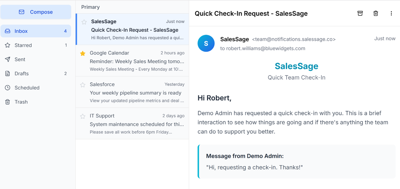 SalesSage - Screenshot 3 showing product features and functionality
