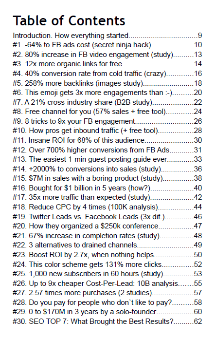 TOP 101 Acquisition/Promotion Hacks gallery image