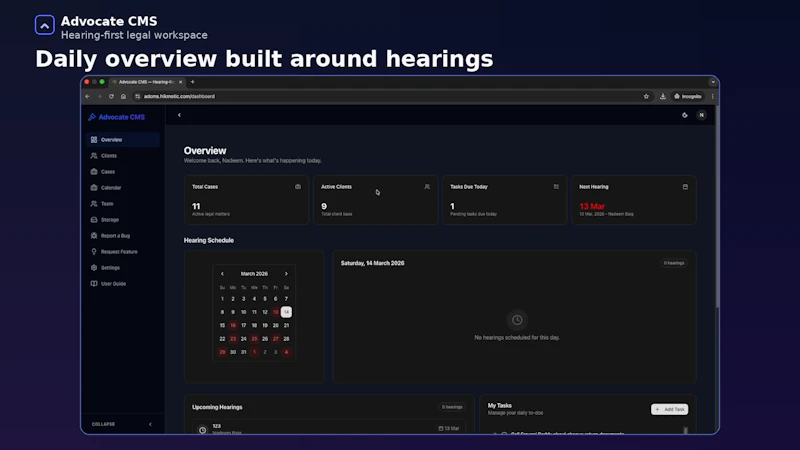 Advocate CMS screenshot 5