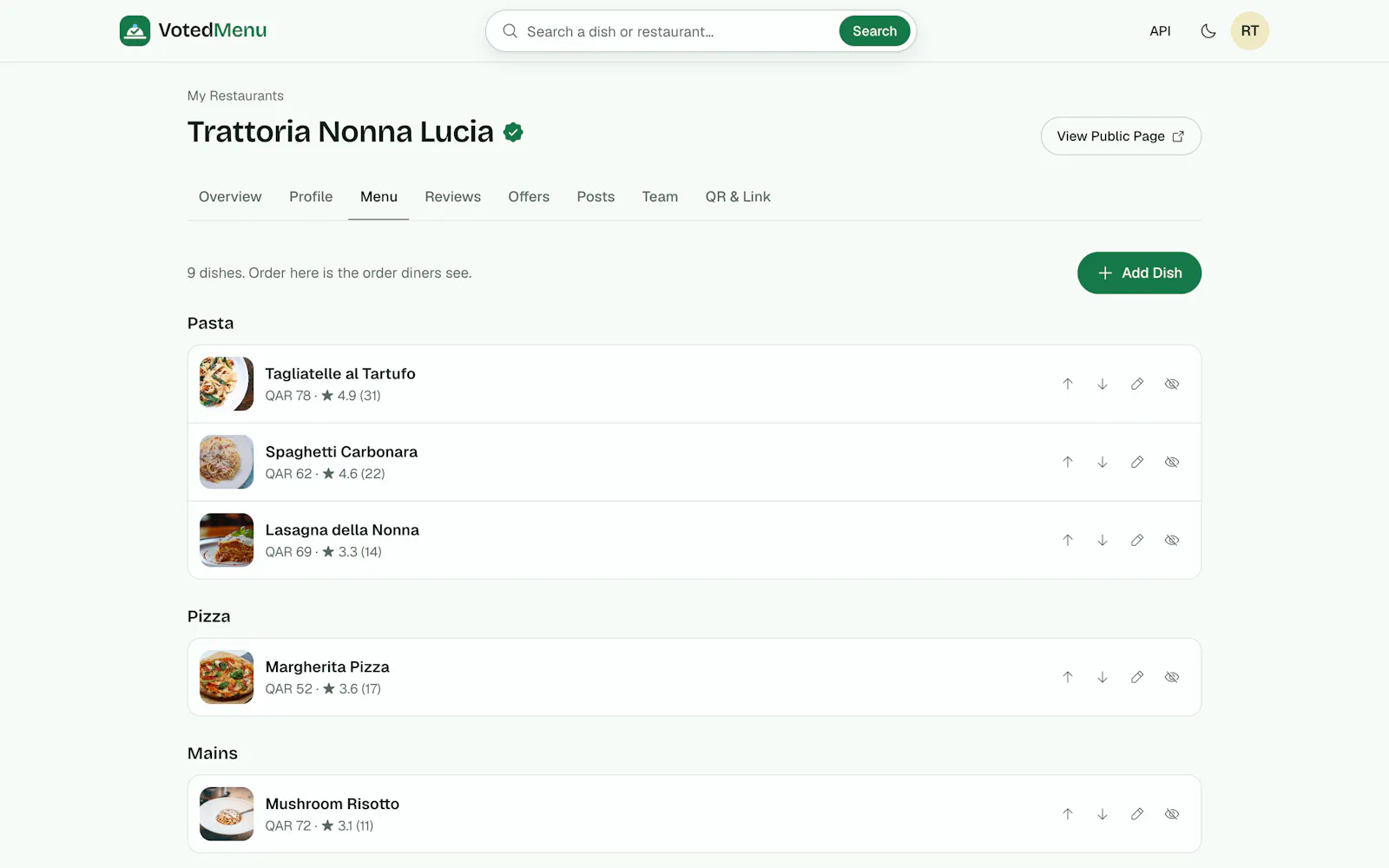 VotedMenu screenshot 10