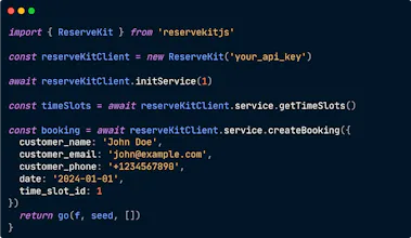 ReserveKit gallery image