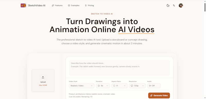 SketchVideo AI screenshot 1