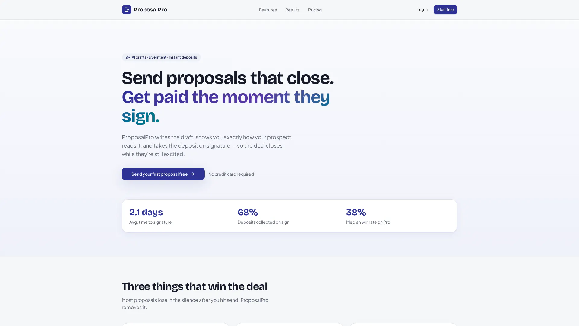 ProposalPro Send proposals that close gallery image