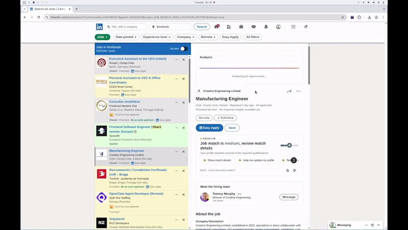 JobLens AI: Stop seeing the same jobs screenshot 1 (video preview)