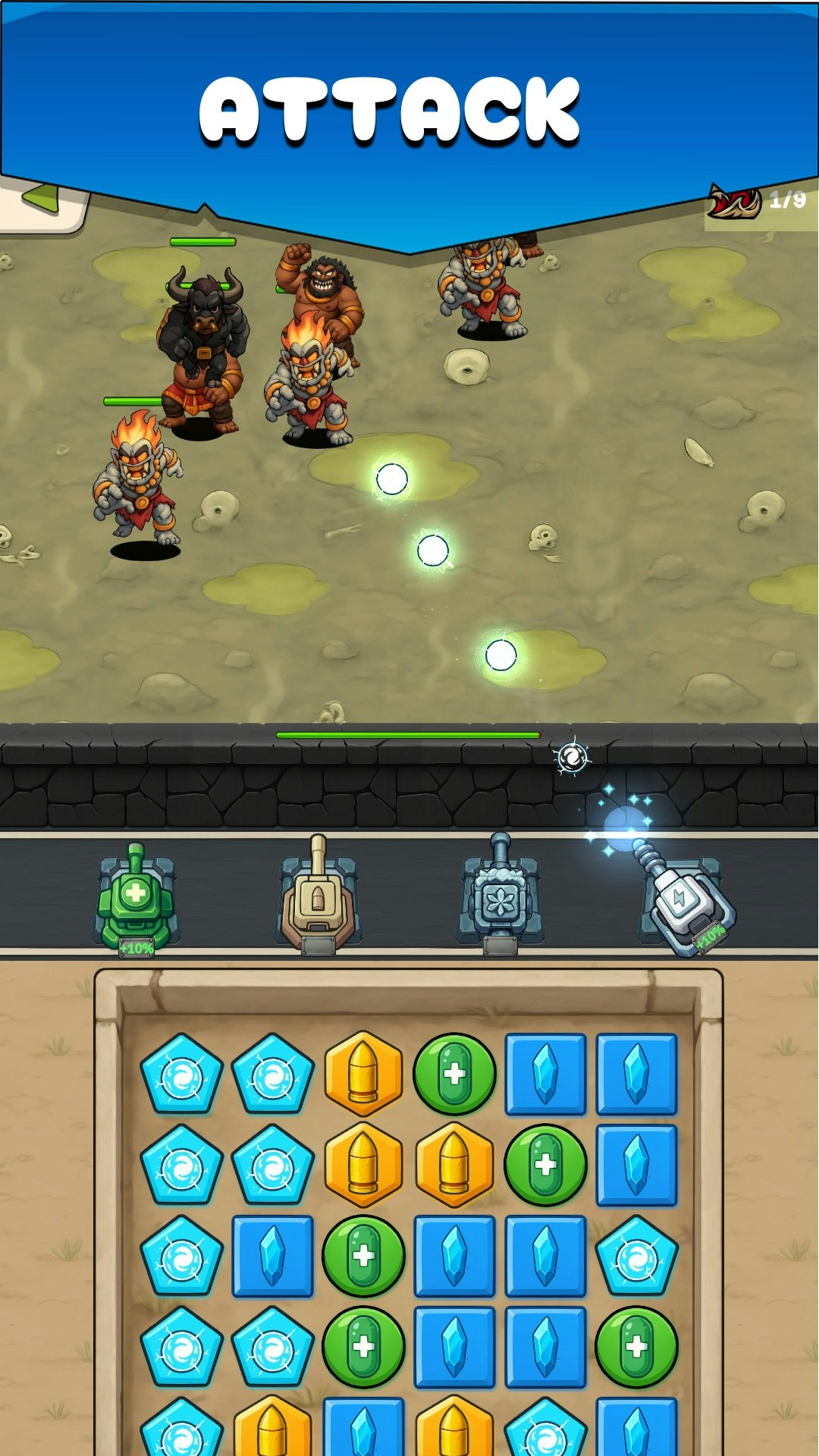 Asura Attack -Puzzle incontra la difesa della torre - Meccanico ibrido veloce e veloce, mitici Asura in attesa! media 3