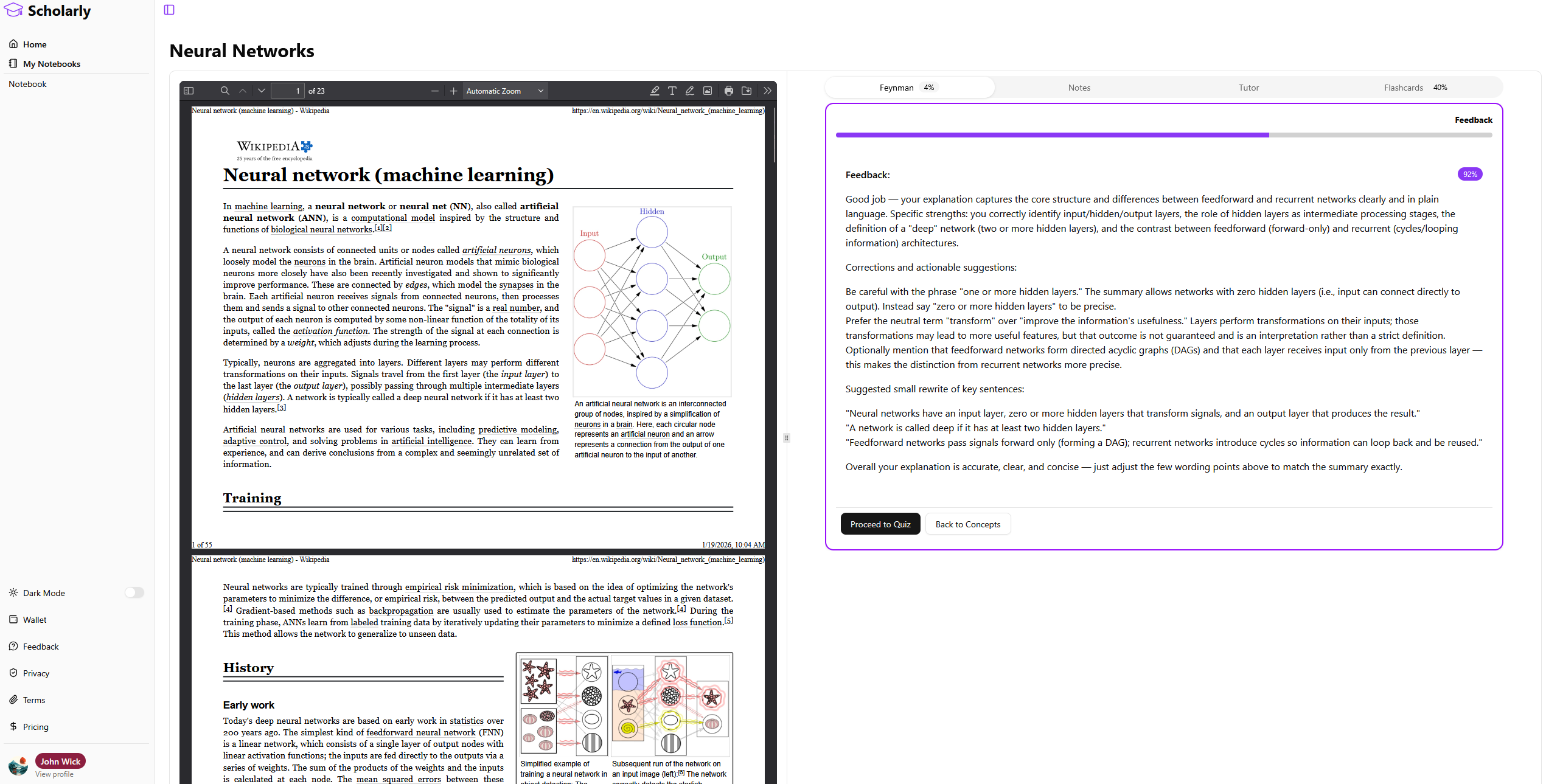Scholarly - Screenshot 3 showing product features and functionality