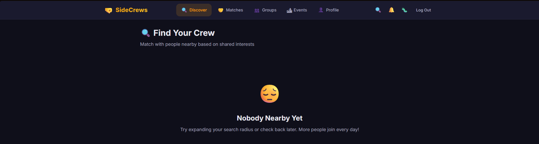 SideCrews — Find Your Crew