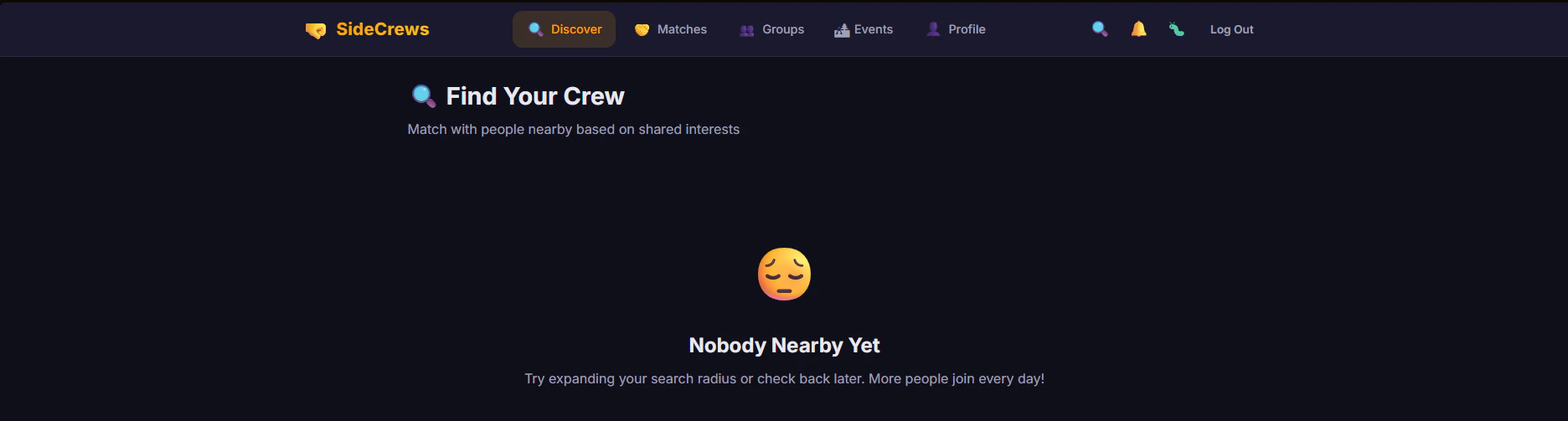 SideCrews — Find Your Crew