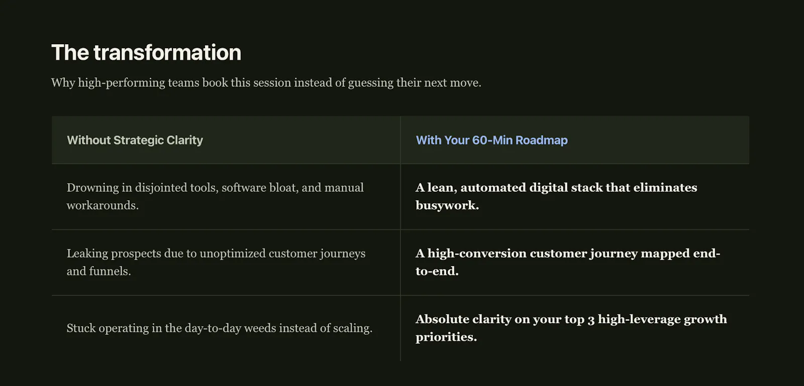 Digital Growth & Automation Session screenshot 2