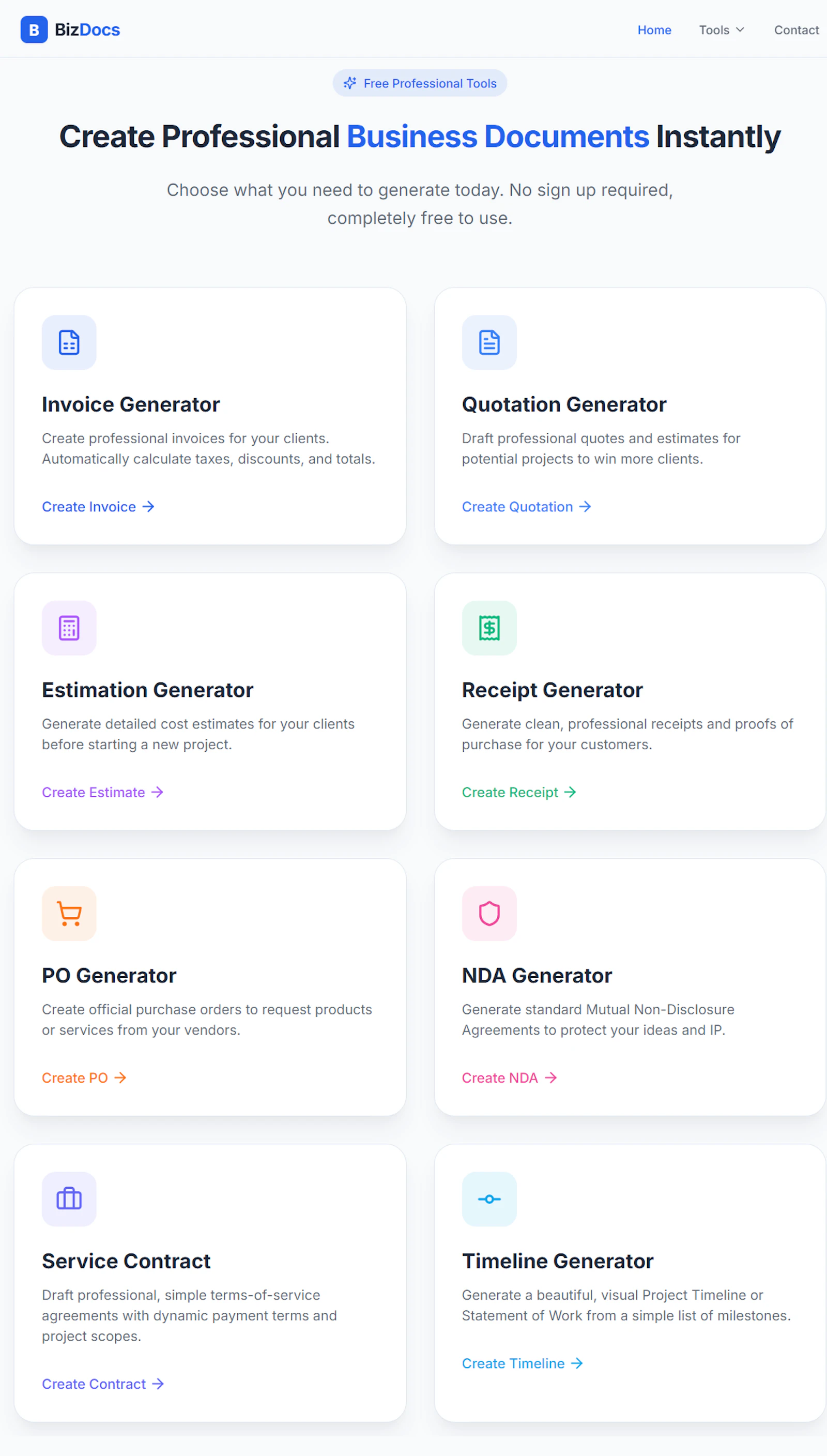 BizDocs screenshot 2
