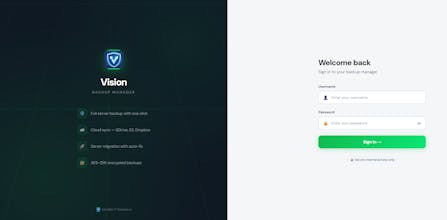 Vision Backup Manager gallery image