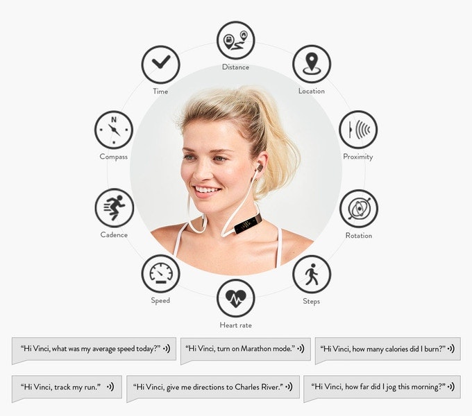 Vinci 2.0 - World's First Standalone Smart Fitness Headphones Image
