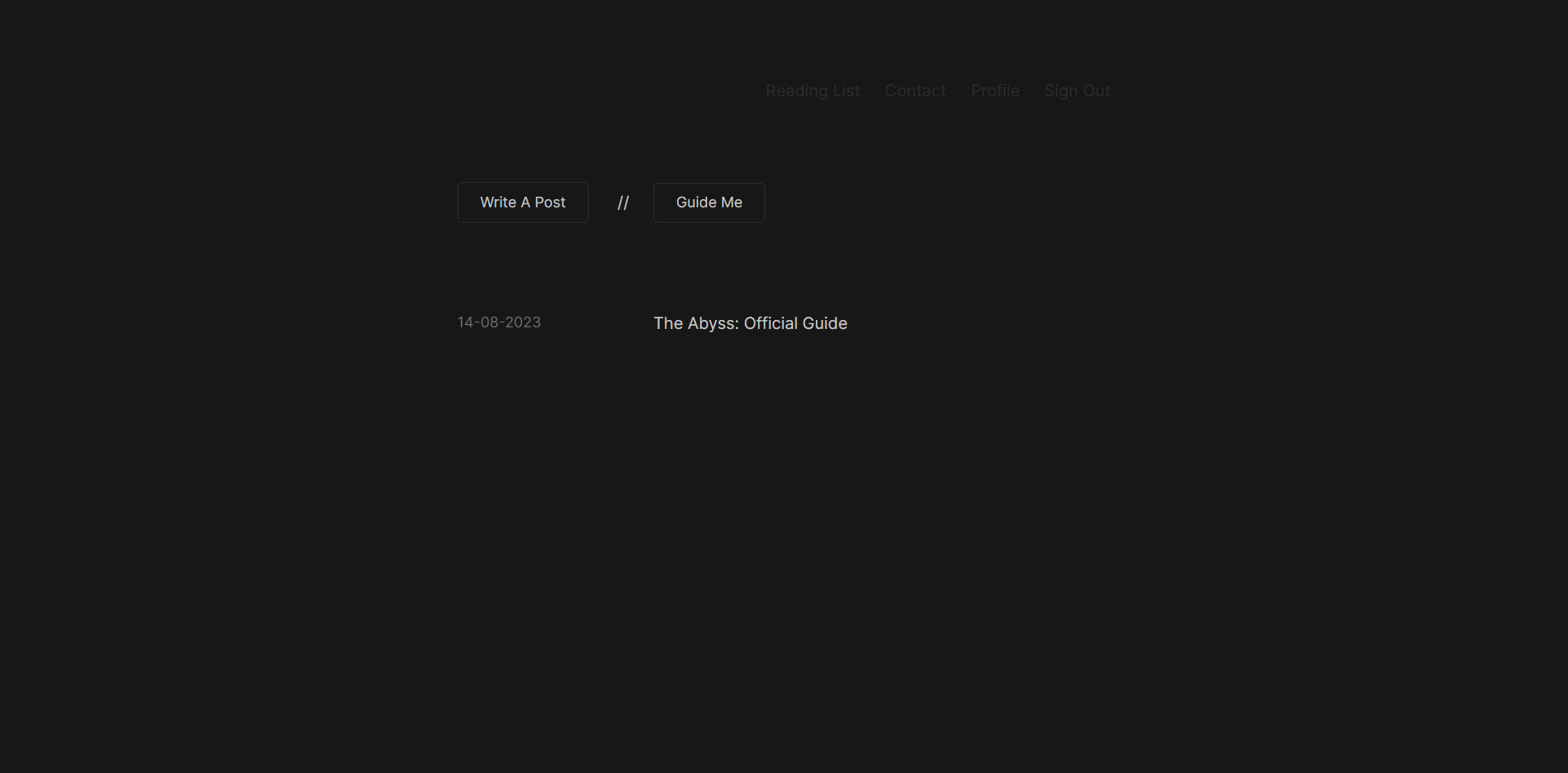 The Abyss media 2