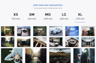 A visual guide to Bootstrap 4.0 gallery image