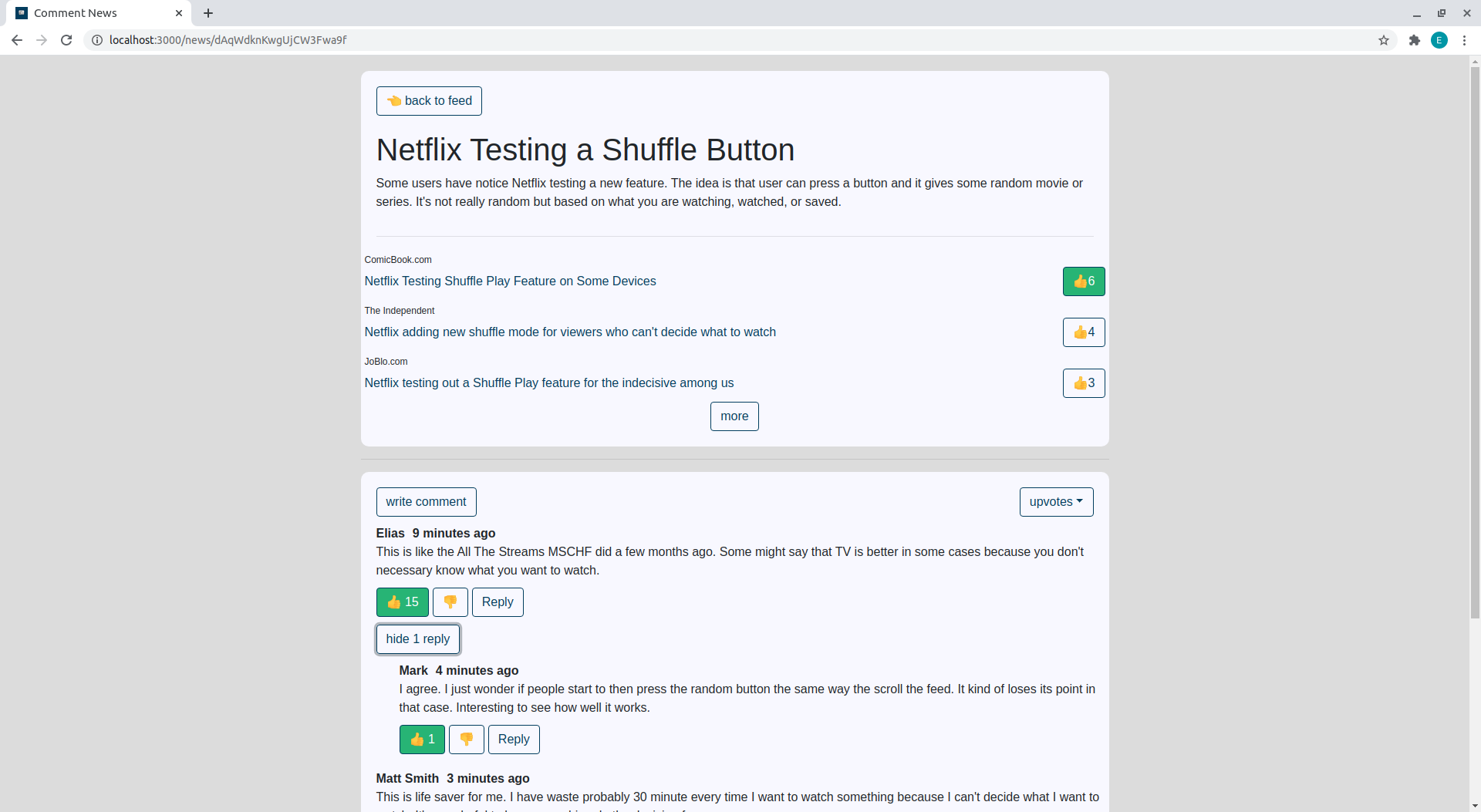 Comment News gallery image