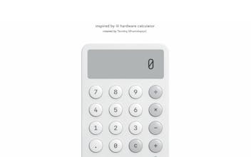 Lil Hardware Calculator - Prototype gallery image
