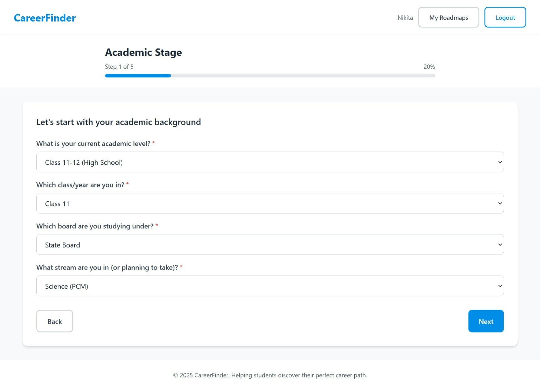 Careerfinder – AI Career Roadmap gallery image