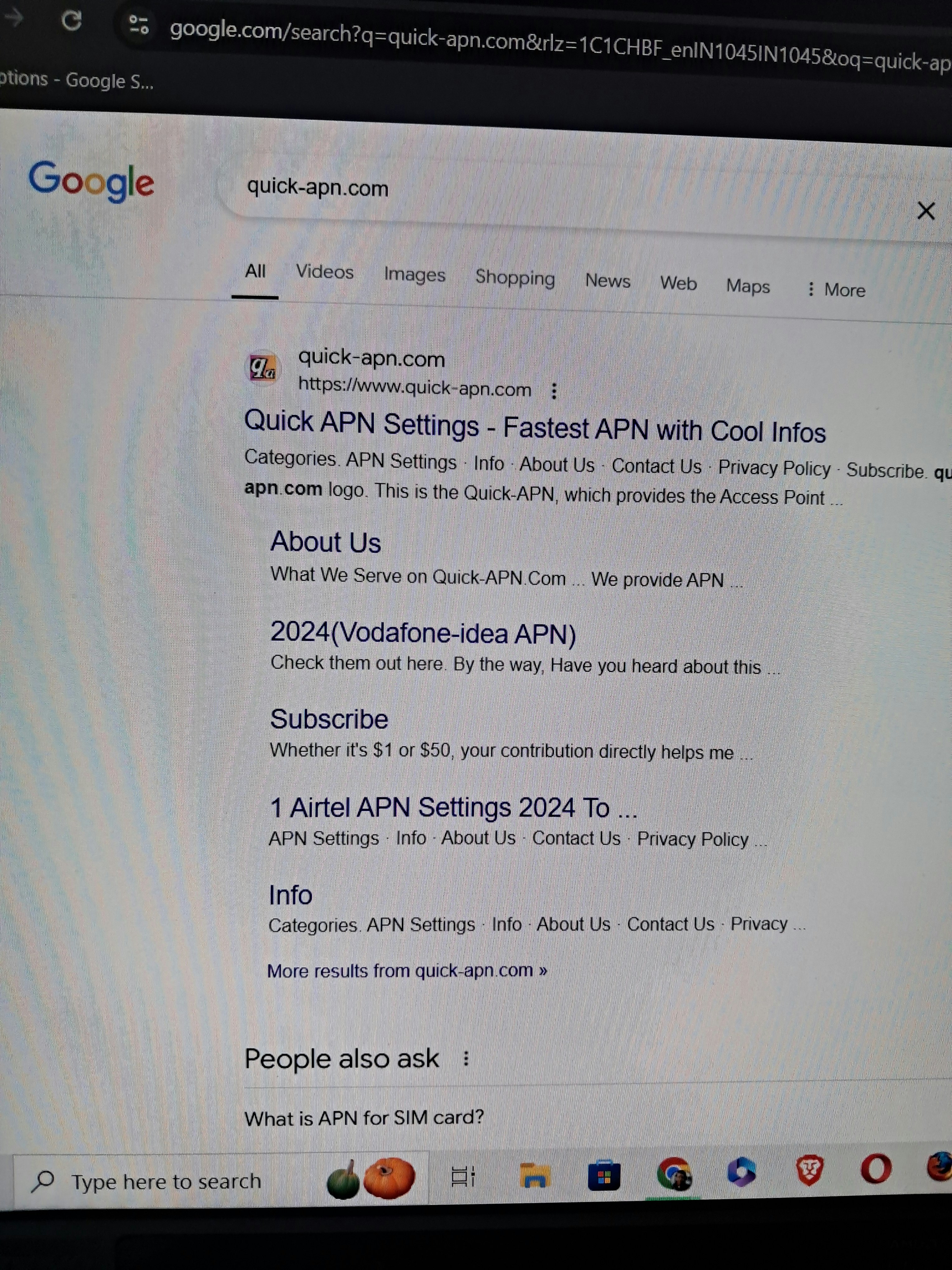 Configuración rápida de APN media 3