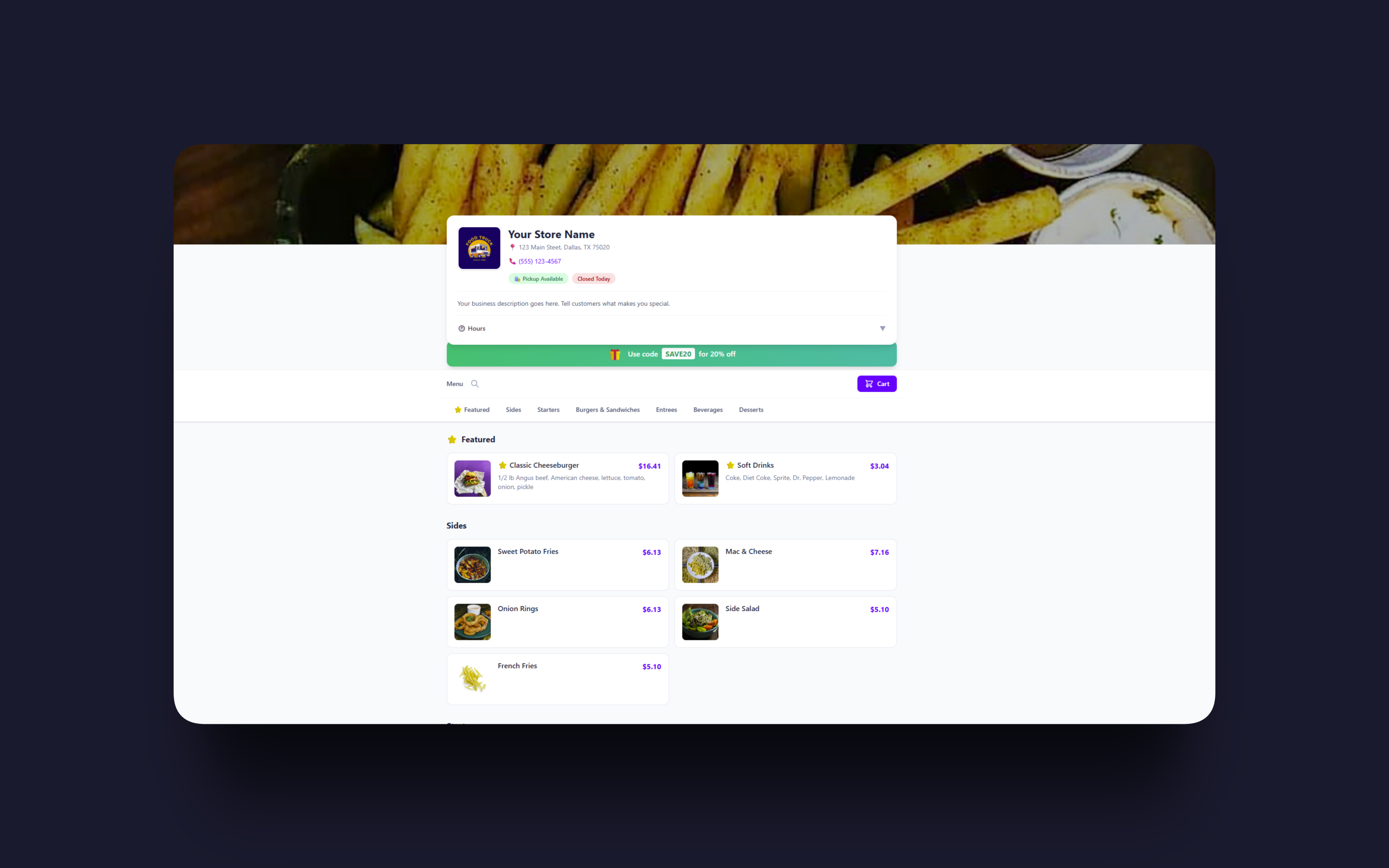 POS USA - Screenshot 2 showing product features and functionality