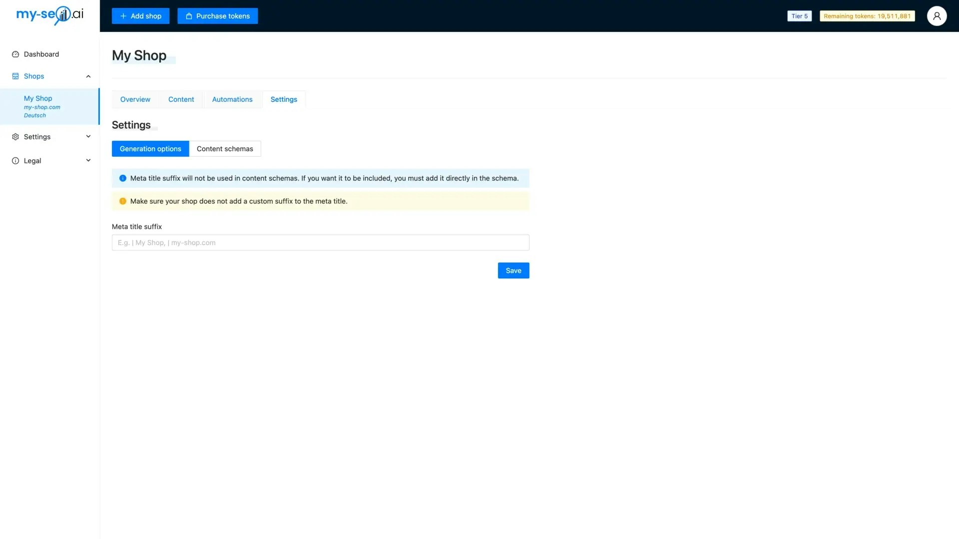 Média my-seo.ai - Automatiser les méta-titres et descriptions de votre magasin avec AI 1