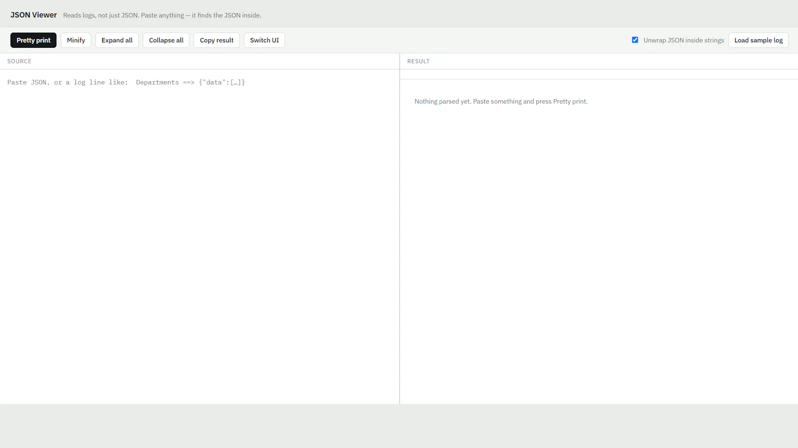 JSON Viewer screenshot 1