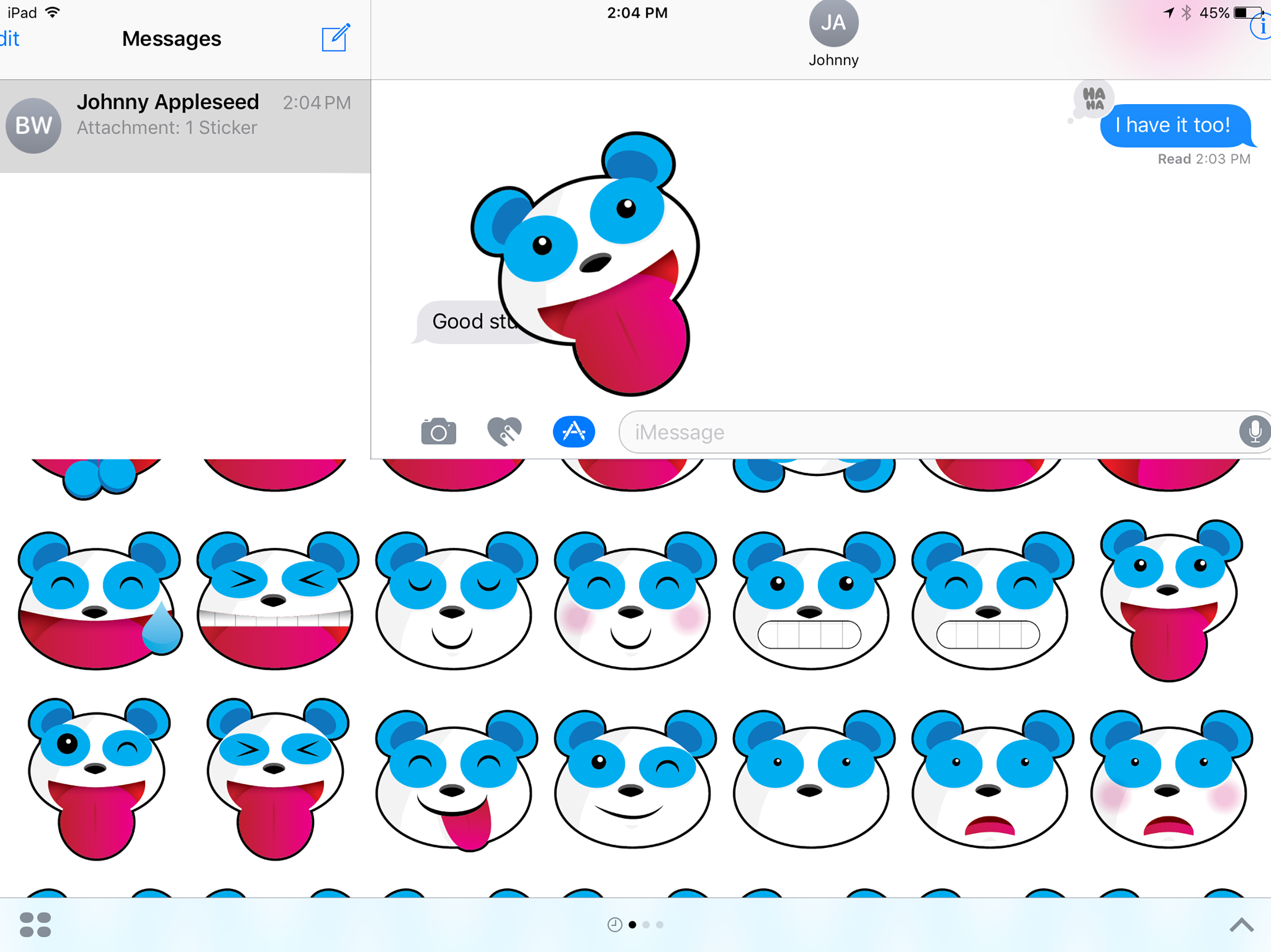 Go Panda! Stickers gallery image