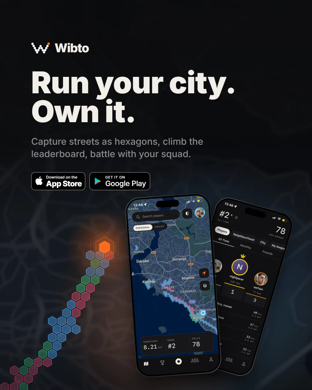 Wibto — Claim Your City. Run. Conquer. gallery image