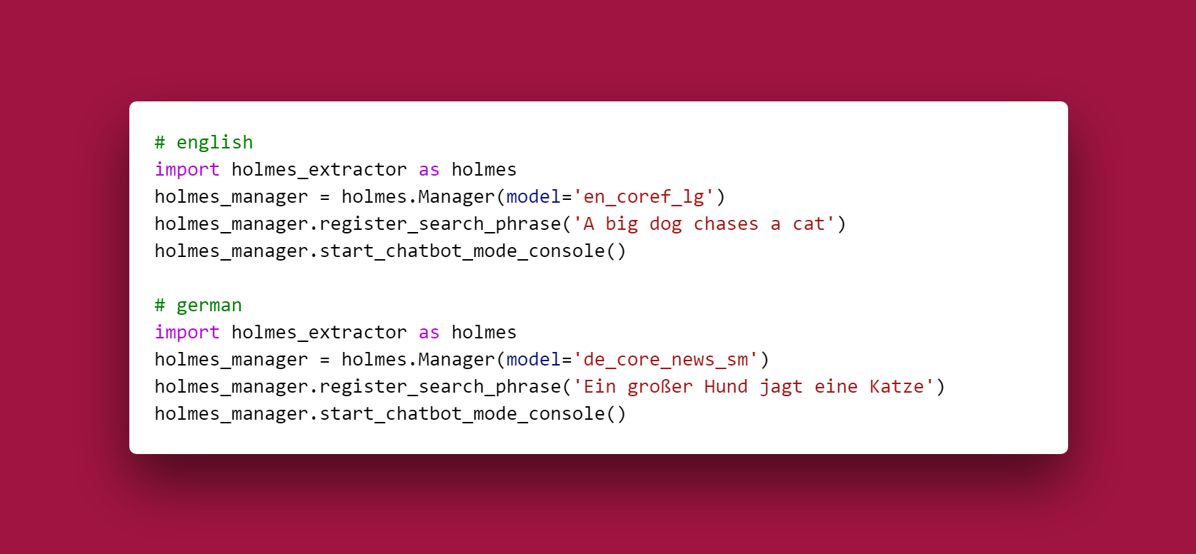 Holmes gallery image