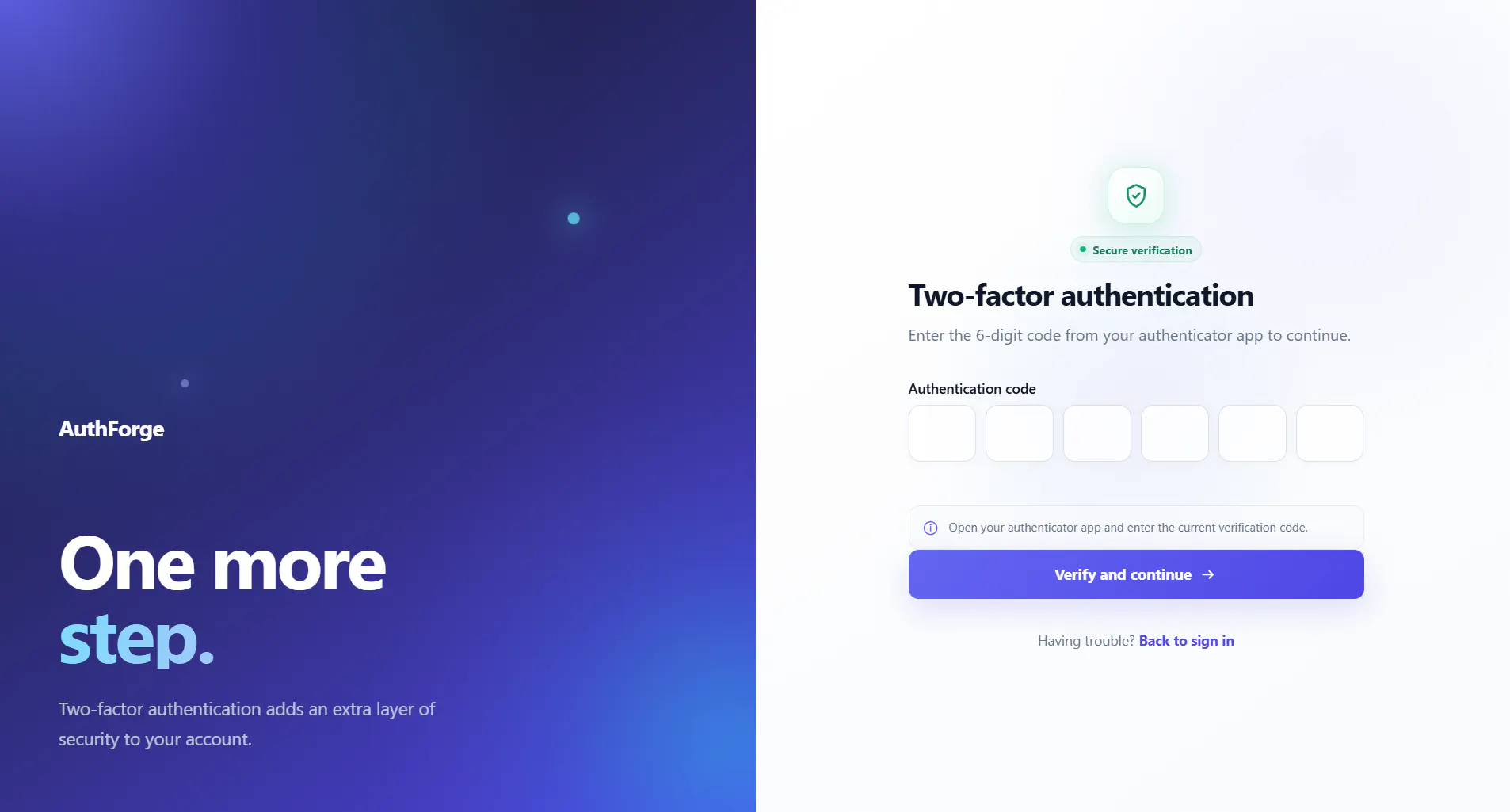 AuthForge Aurora gallery image