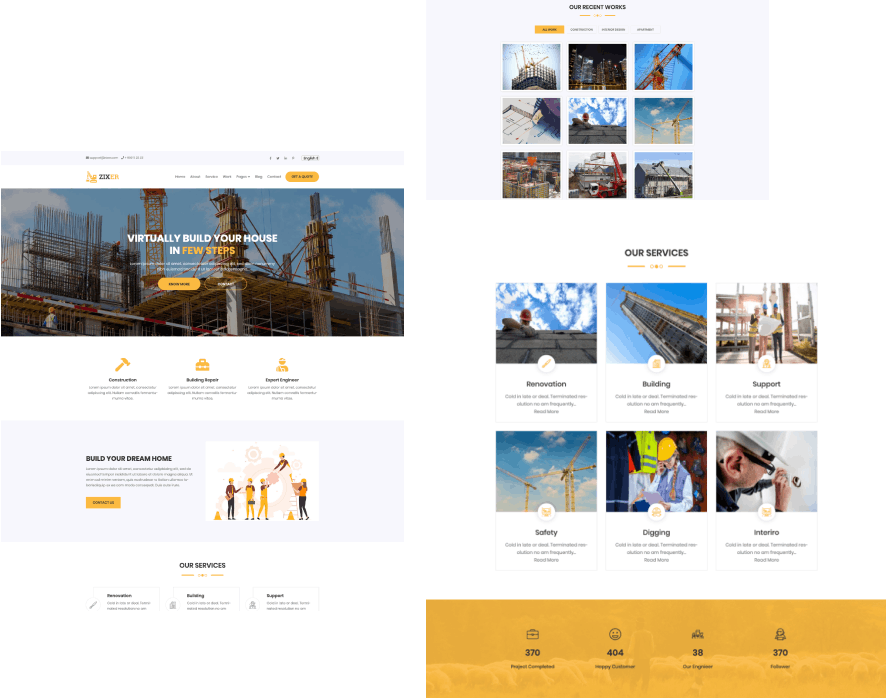 Zixer - Multipurpose Website CMS media 1