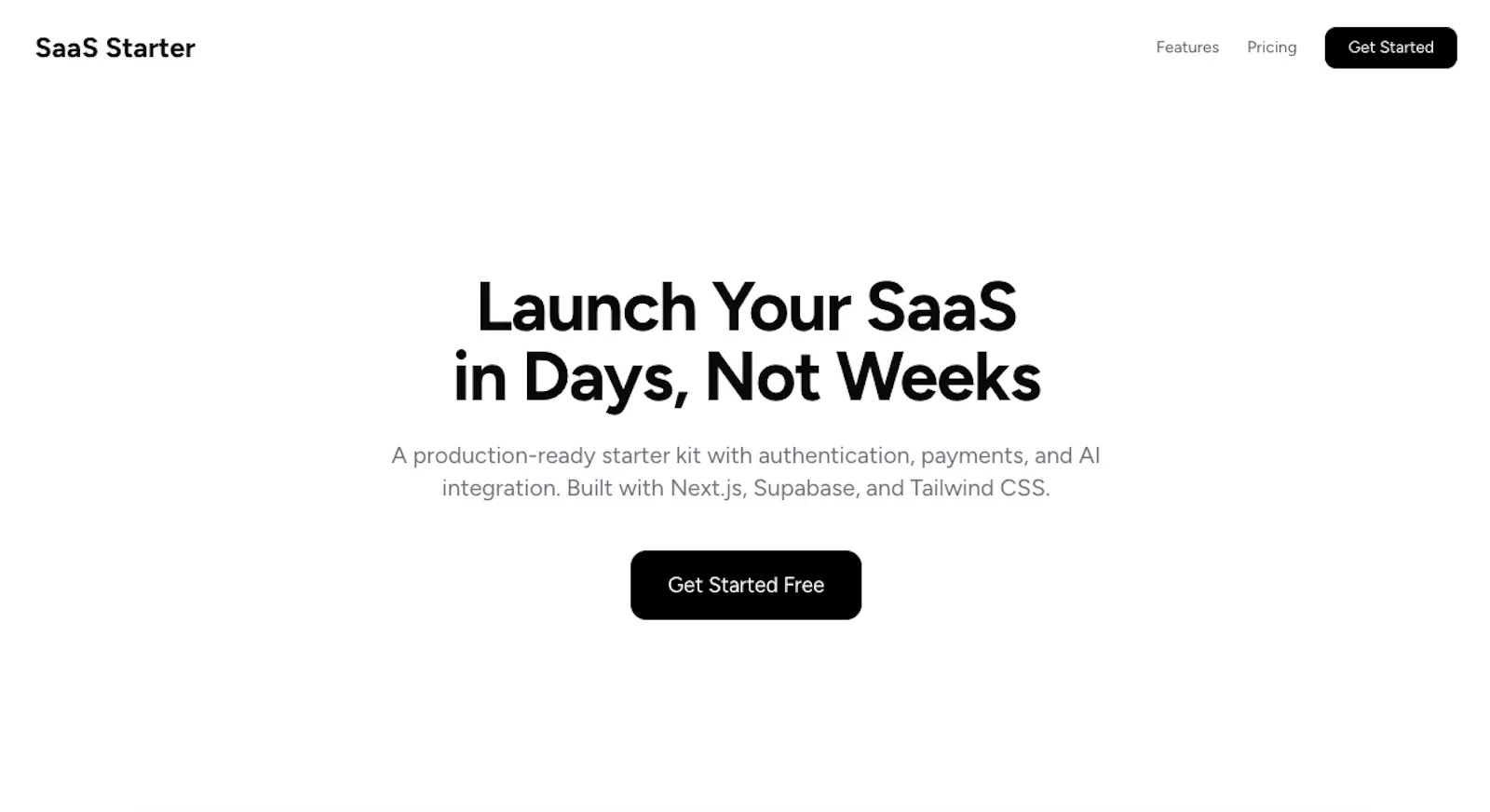 Next.js SaaS Starter Kit screenshot 1