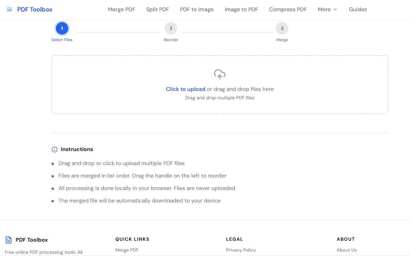 PDF Toolbox — Browser PDF Tools gallery image