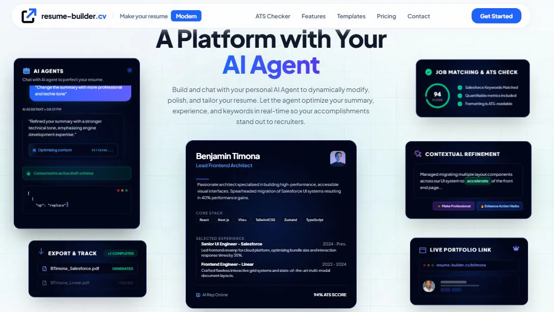 AI Resume Builder | resume-builder.cv gallery image