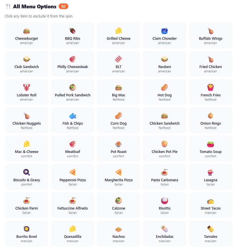 Food Roulette gallery image