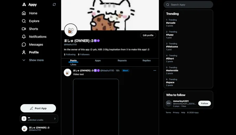 Appy — Post, share, and connect screenshot 8