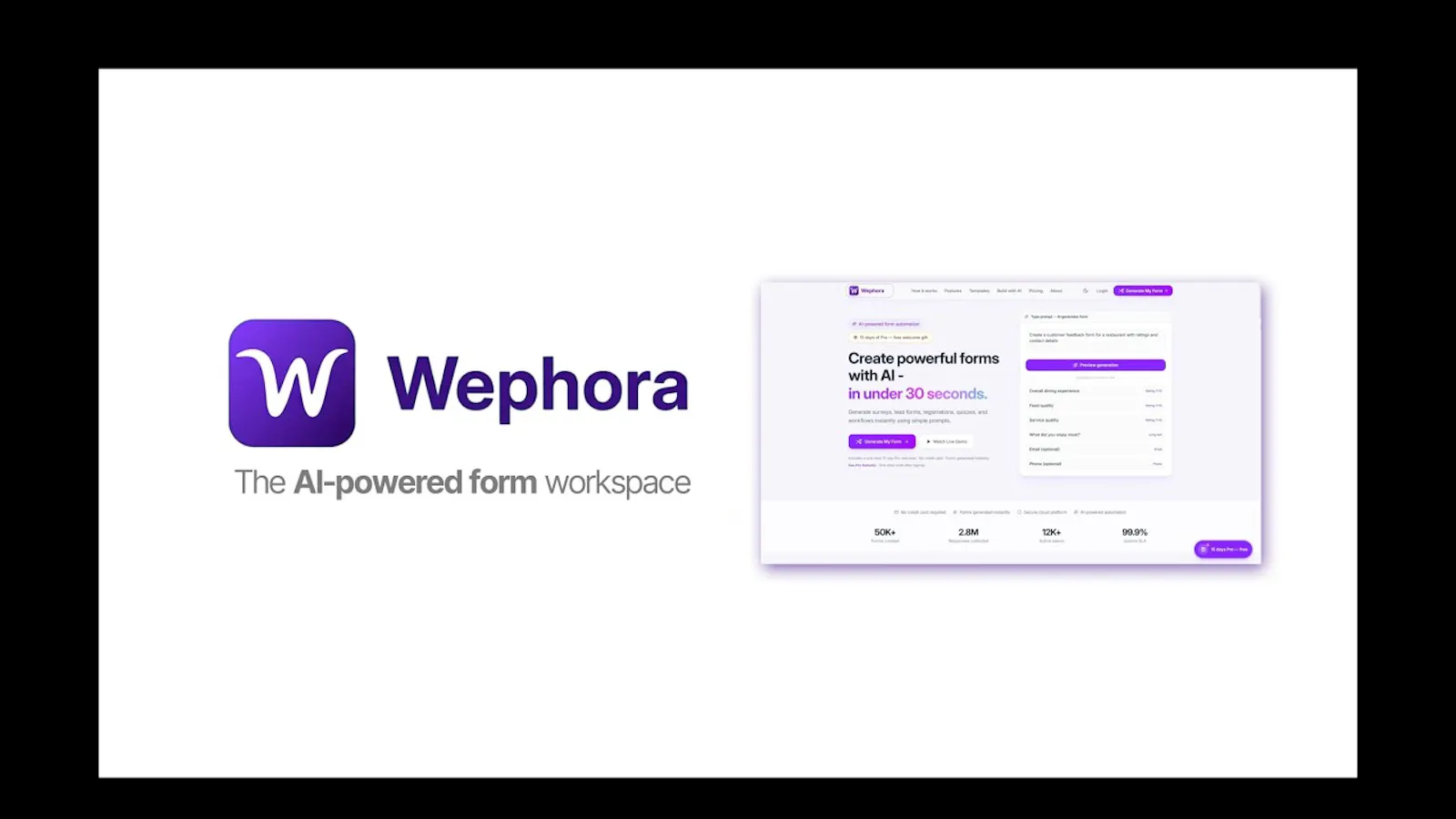 Wephora screenshot 1 (video preview)
