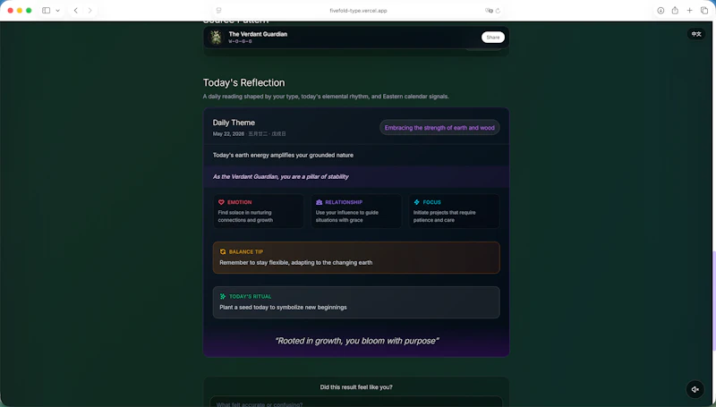 Fivefold Type  screenshot 6
