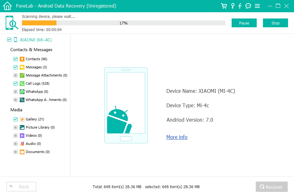 FoneCope Android Data Recovery gallery image