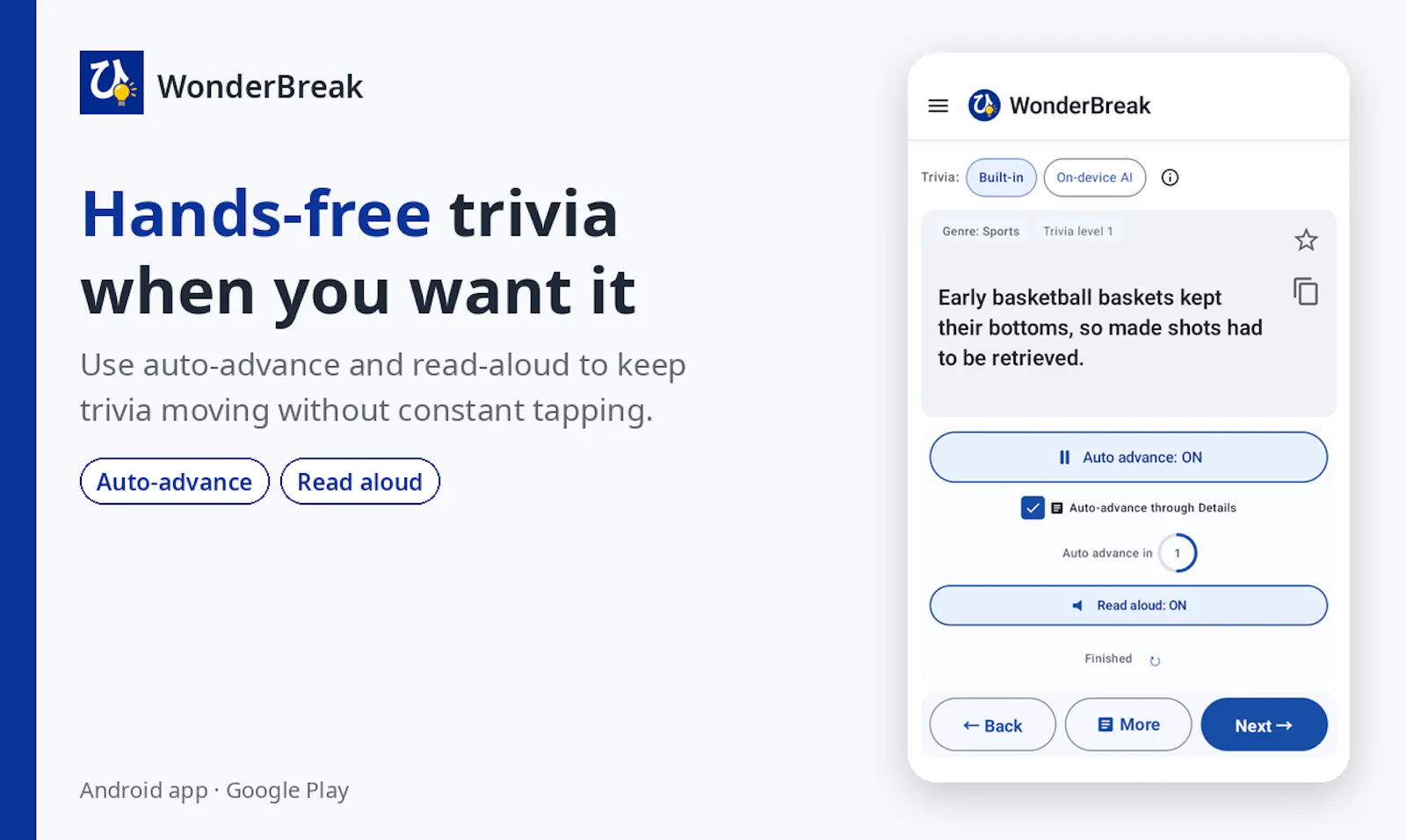 WonderBreak: Bite-Sized Facts screenshot 3