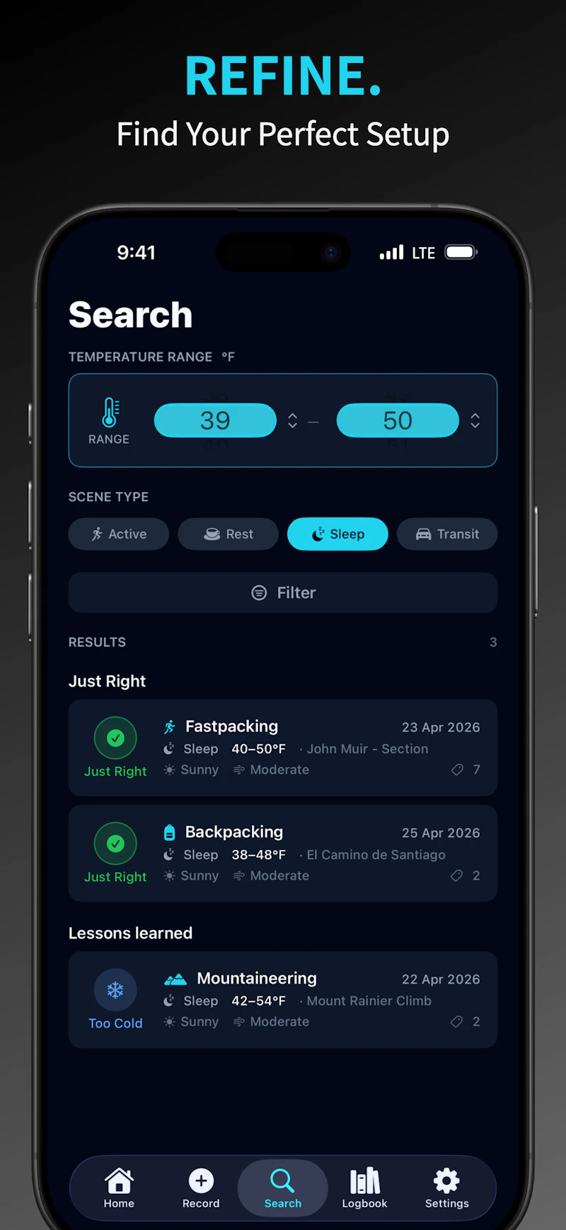 Thermal Buddy: Hiker's Logbook screenshot 4