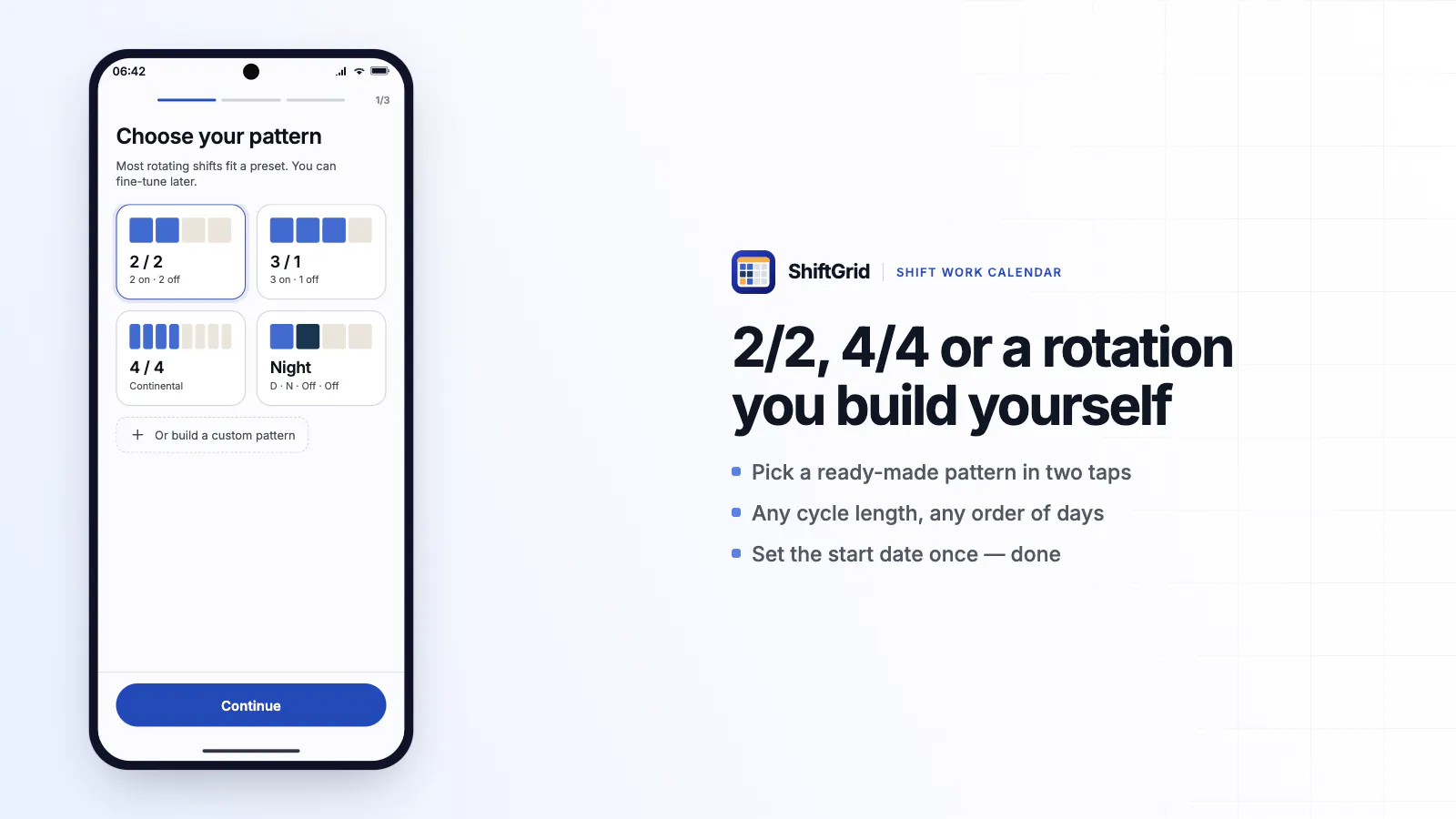 ShiftGrid - Shift Work Calendar screenshot