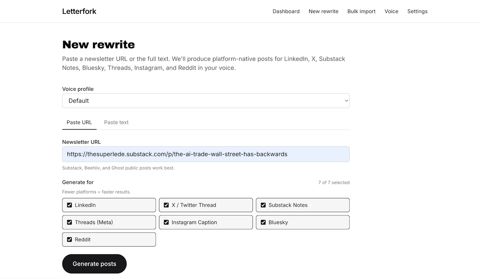 Letterfork screenshot 3