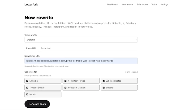 Letterfork screenshot 3
