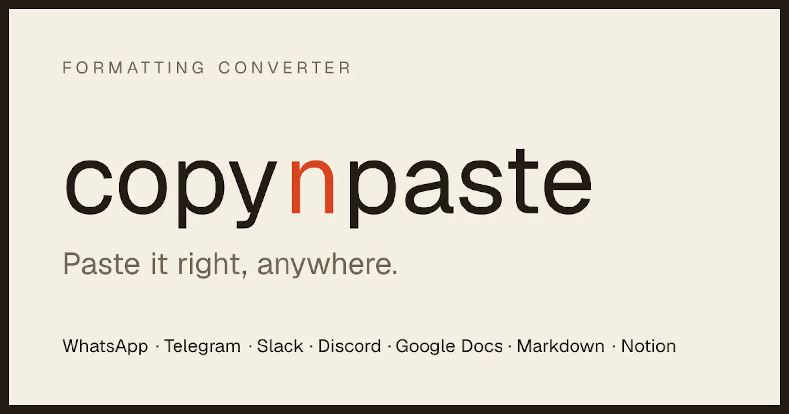 copynpaste screenshot 1