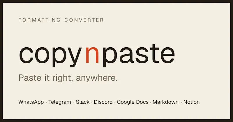 copynpaste screenshot 1