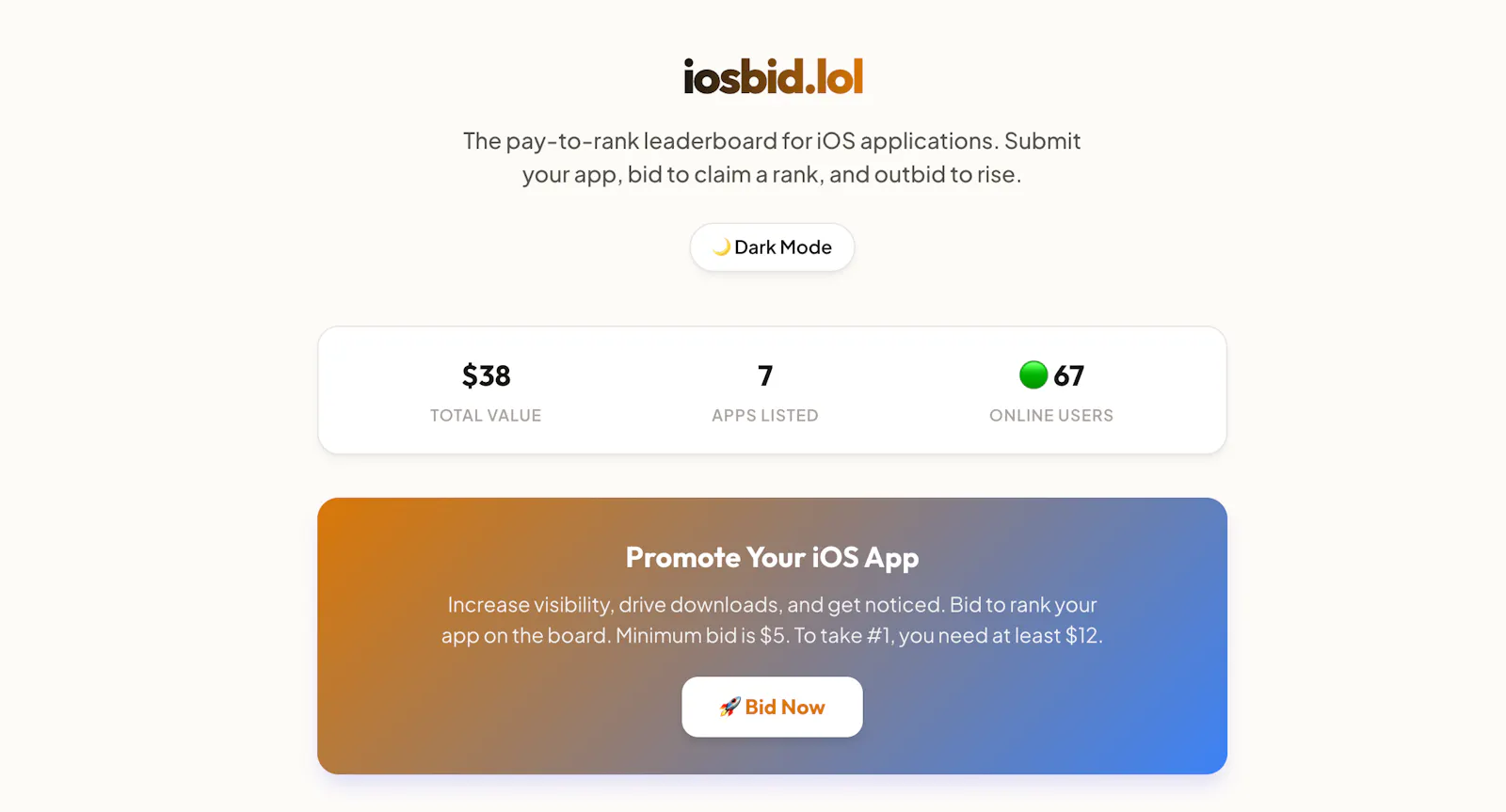 iosbid screenshot 1
