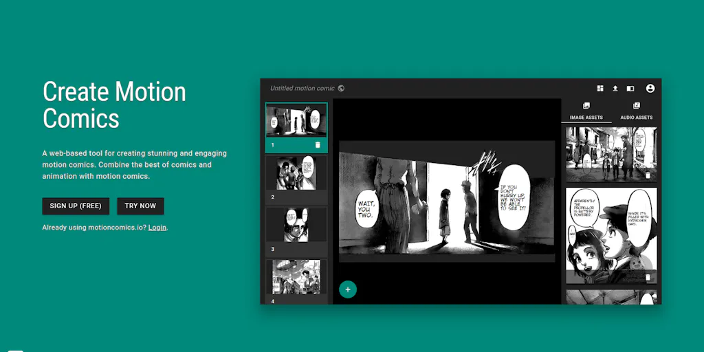 Webcomics App Examples webcomic.app: Create web-based motion comics | Product Hunt