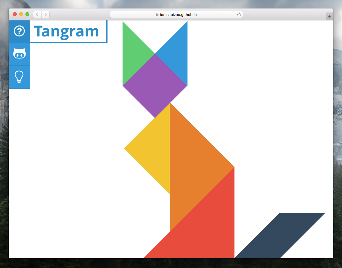 Tangram Puzzle in SVG gallery image