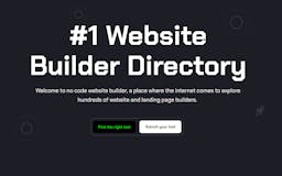 No Code Website Builder media 1